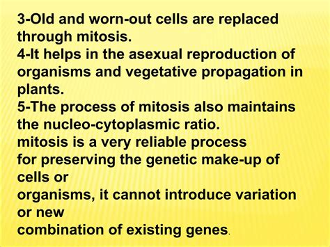 Cell Division Mitosis Ppt