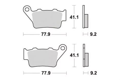 PLAQUETTE DE FREIN Ferodo Pour Moto Husqvarna 900 Nuda 2012 AR Neuf EUR