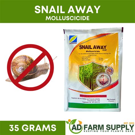 Snail Away 700WP Molluscicide - Effective Snail Control - 35g | Shopee ...