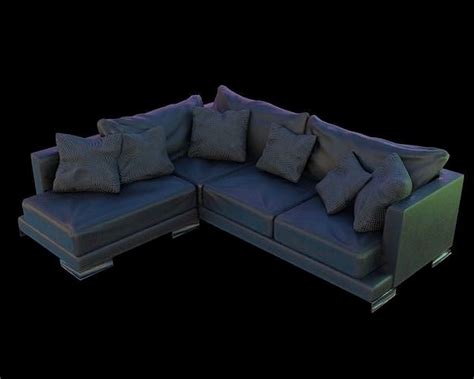 Sofa L Shaped 3d Model