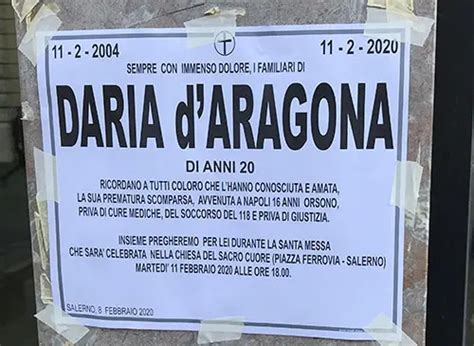 Anni Dalla Morte Di Daria La Famiglia Aspetta Ancora Giustizia