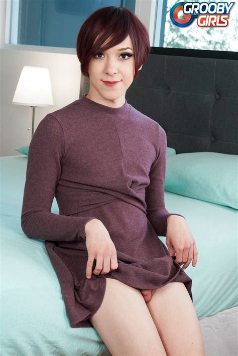 Short Haired Shemale Patrice Hepburn Unveils Her Rock Hard Dick Big Ass CoedCherry