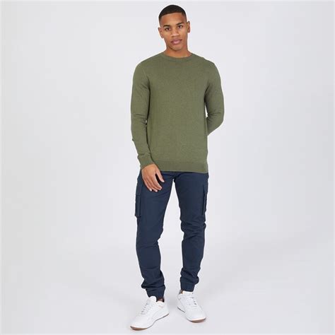 Buy Selected Homme Mens Berg Crew Neck Jumper Kalamata