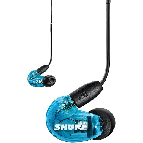 Shure Aonic 215 Sound Isolating Earphones Blue Woodwind And Brasswind