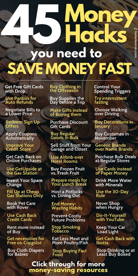 How To Save Money Fast Money Saving Hacks That Work In Save