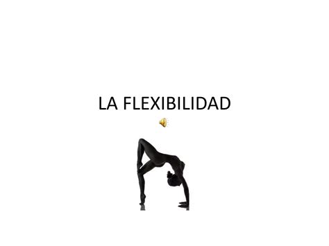 La Flexibilidad PPT