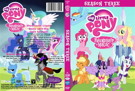 My Little Pony Friendship Is Magic Season 3 Dvd By Aquaticneon On