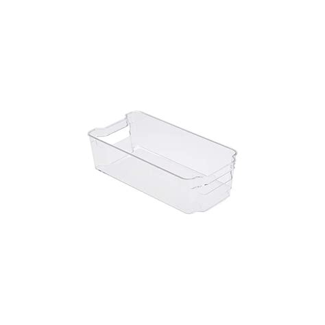 Amazon Basics Plastic Fridge Storage Bin - Medium (2-Pack) - Family yogurt