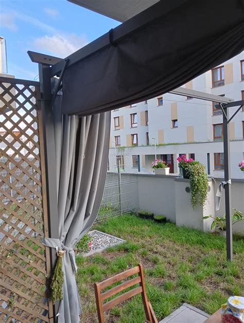 Grindi Pergola Tarasowa Szara Z Szarym Poszyciem Irda I 2 9X2 9M 961015