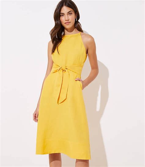 Linen Blend Halter Dress Best Graduation Dresses 2019 Popsugar Love