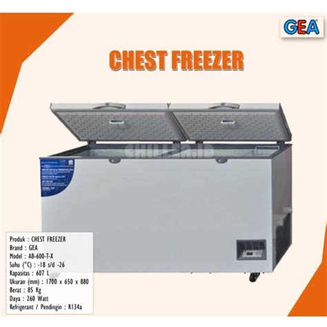 Jual Chest Freezer GEA AB 600 TX Shopee Indonesia