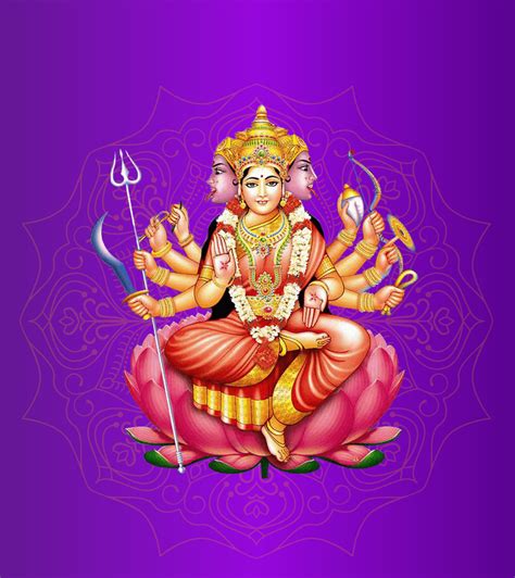 The Goddess Gayatri Chalisa Servdharm