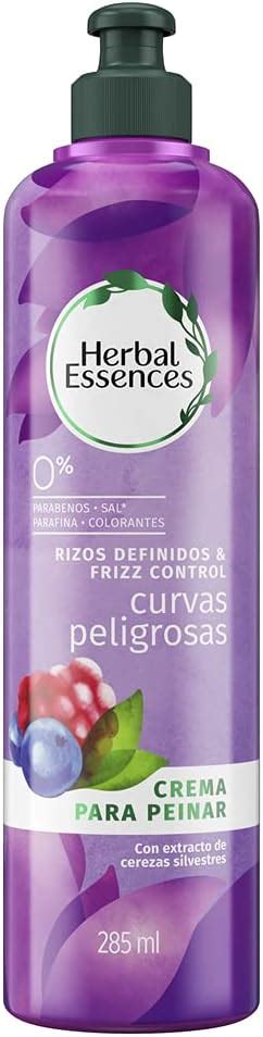 Herbal Essences Crema Para Peinar Curvas Peligrosas 285 Ml Mx Salud Y Cuidado