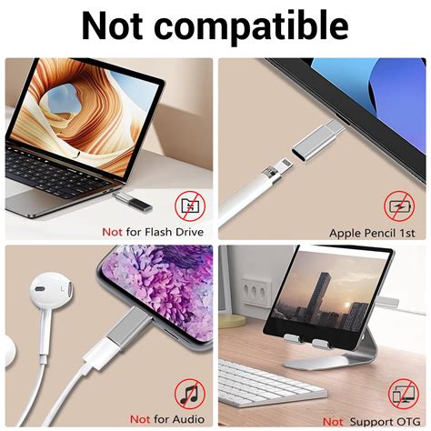 Temdan Pack Lightning To Usb C Adapter For Iphone Pro Pro