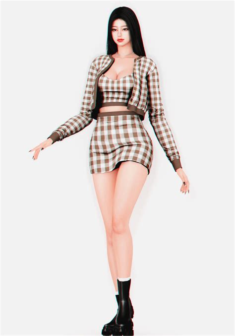 Shoot Top Skirt By Plbsims Shoot Top Plbsims