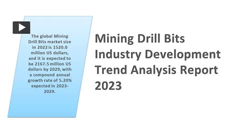 Ppt Mining Drill Bits Market Powerpoint Presentation Free To