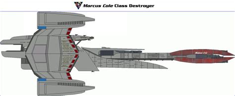 Marcus Cole Class Destroyer By Marcusstarkiller On Deviantart Spaceship Design Concept Ships