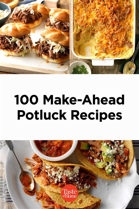 100 Make Ahead Potluck Recipes Artofit