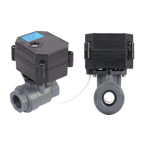 Smart Acdc9 24v Dc9 35v Electric Actuator Motorized Pvc Valves 2 Way Motor Operated Control