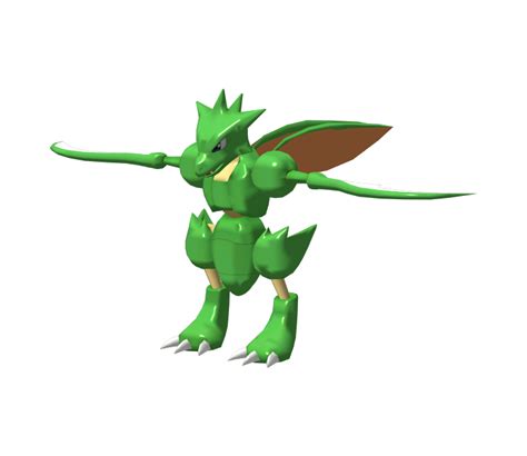 3ds Pokédex 3d Pro 123 Scyther The Models Resource