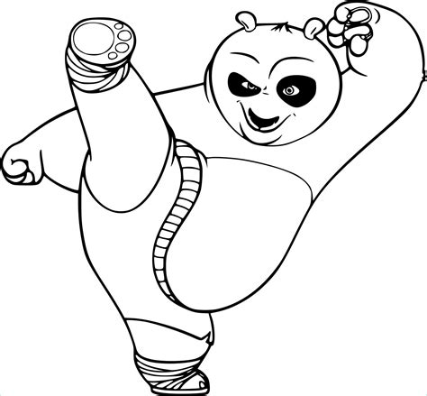 Arriba 92 Foto Imagenes De Kung Fu Panda 3 Para Colorear Actualizar