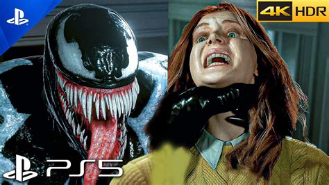 Ps5 Spider Man 2 Venom Transforms Mj To Scream Symbiote Scene