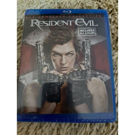 Blu Ray Box Resident Evil A Cole O Completa Discos Lacrado