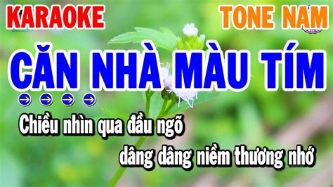 C N Nh M U T M Karaoke Tone Nam Dm Nh C S Ng Tr T Nh M I Thanh