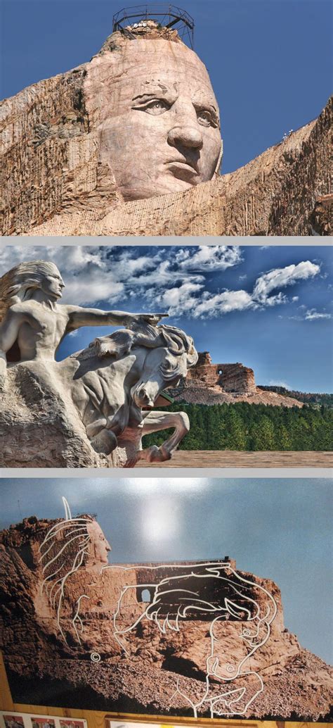 The Crazy Horse Memorial Black Hills South Dakota Commissioned By