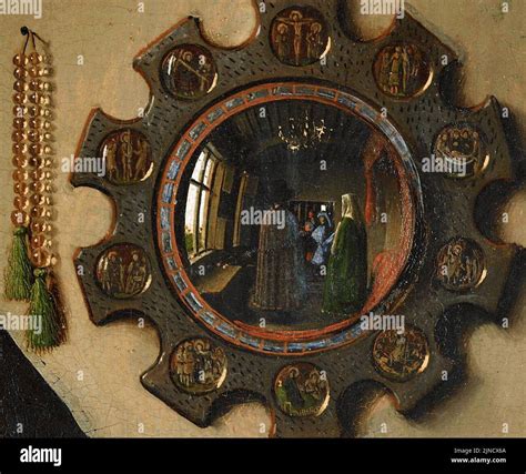 The Arnolfini Portrait, détail (2 Stock Photo - Alamy