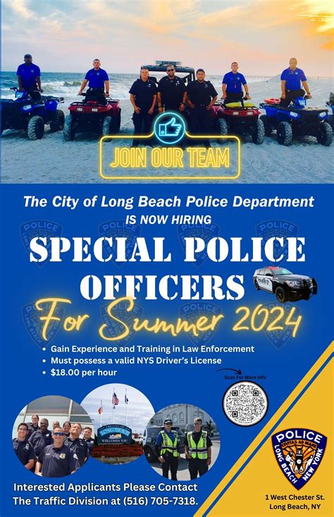 Job Posting March 12 2024 City Of Long Beach New York Police