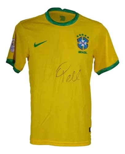 Playera Autografiada De Pele Selecci N De Brasil Certificada Env O Gratis