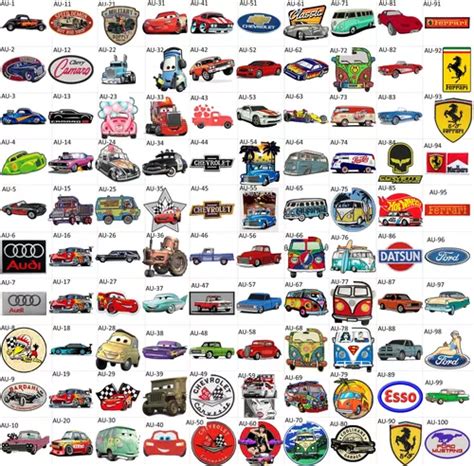 Parches Sticker Tela Escoger Volkswa Auto Cars Hot Wheels Meses sin interés
