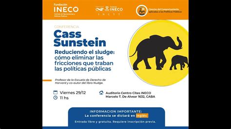 Cass Sunstein Conferencia Sludge Presentación Dr F Manes I