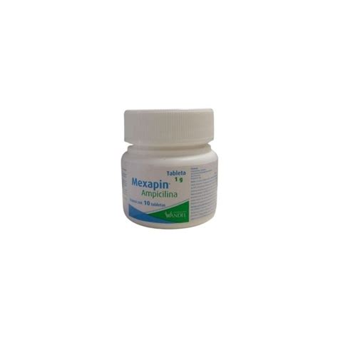 Mexapin Ampicilina 1g 10 Tabletas Mexipharmacy Farmacia Online En