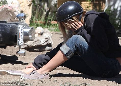 Ashley Tisdale Is Roughed Up On The Set Of Sons Of Anarchy But Who Is