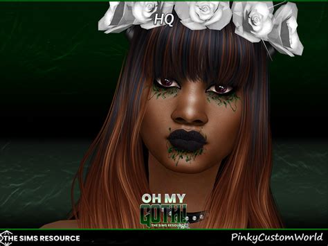 The Sims Resource Oh My Goth Blair Lipstick