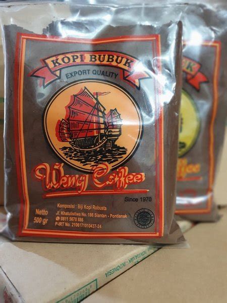 Jual Kopi Bubuk Robusta Weng Coffee 500GR Di Lapak Oleh Oleh Khas