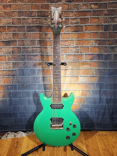 Customized Ibanez Ax7221 Electric Guitar Repainted Green Reverb