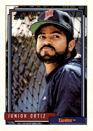 1992 Topps 617 Junior Ortiz Minnesota Twins EBay