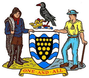 CIVIC HERALDRY OF ENGLAND AND WALES - CORNWALL AND WESSEX AREA