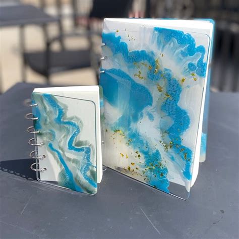 Resin Notebook Etsy