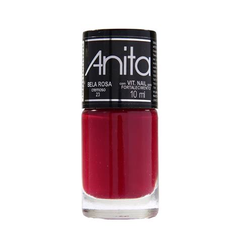 Unhas Esmaltes Anita Rosa Rosa