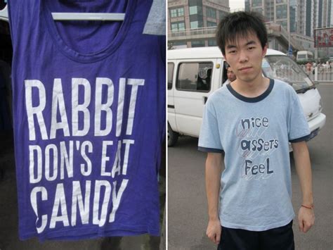 20 Photos Of Bad Translations On T Shirts