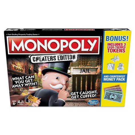 Monopoly Game Cheaters Edition Board Game Value Pack Walmart