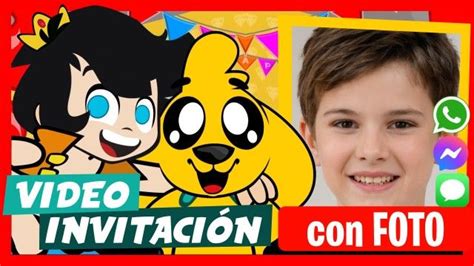 Video Invitación Mikecrack Whatsapp Digital Tarjeta de cumpleaños