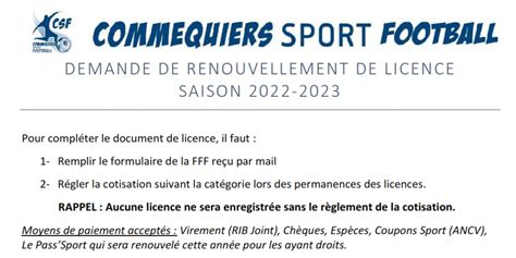 Permanences Pour Les Licences 2022 2023 La Dernière Permanence Se