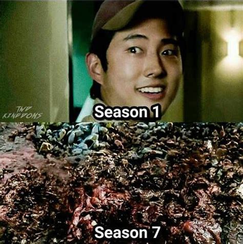 Glenn Saison Mort Twd The Walking Dead Walking Dead Images Twd