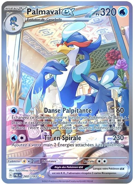 Palmaval Ex Volutions Paldea Carte Pokemon