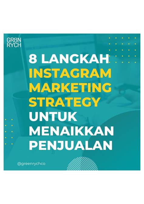 8 Langkah Instagram Marketing Strategy Untuk Menaikkan Penjualan Pdf